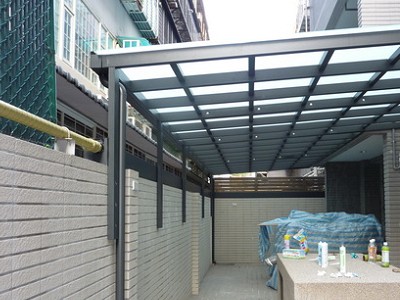 客製化異形雨遮規劃案例圖片