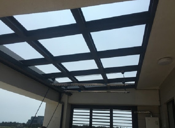 九七採光罩專業施工過程展示